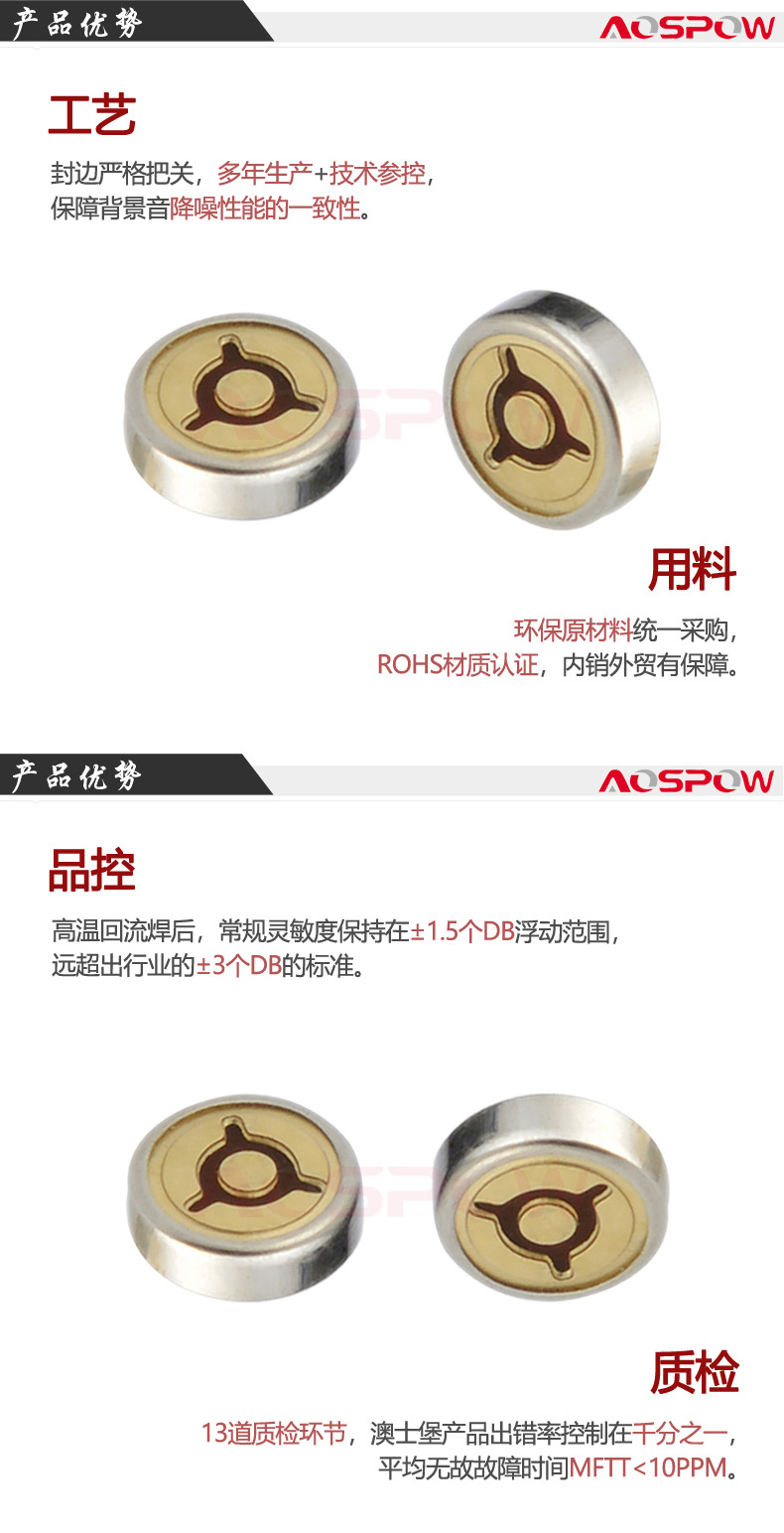 3013贴片咪头产品优势