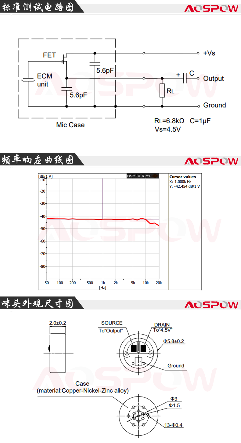 5820无线领夹咪头规格书