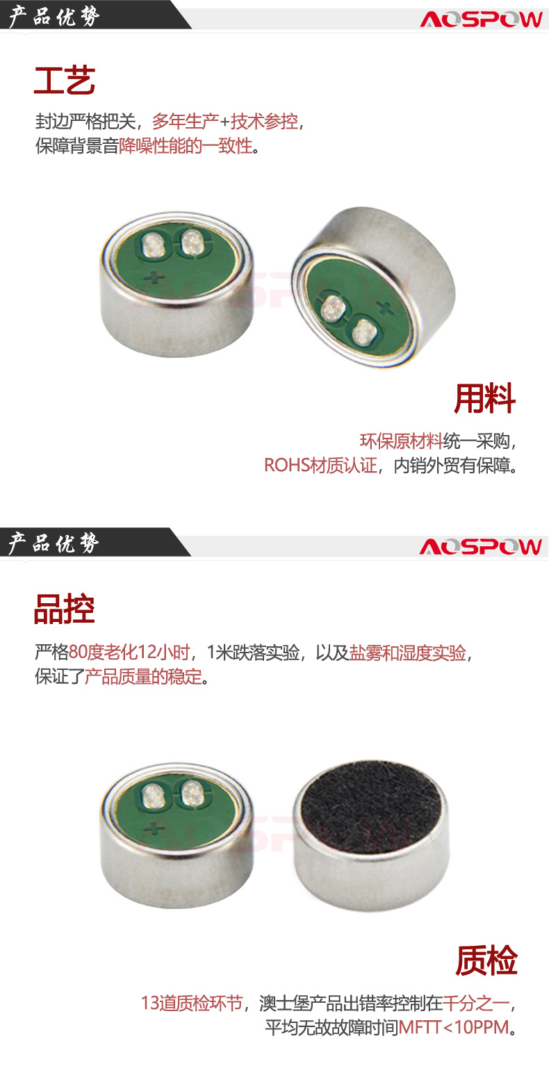 9745咪头产品优势