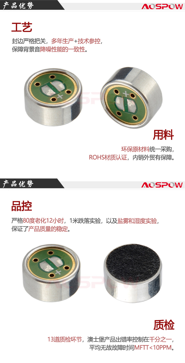 9750咪头产品优势